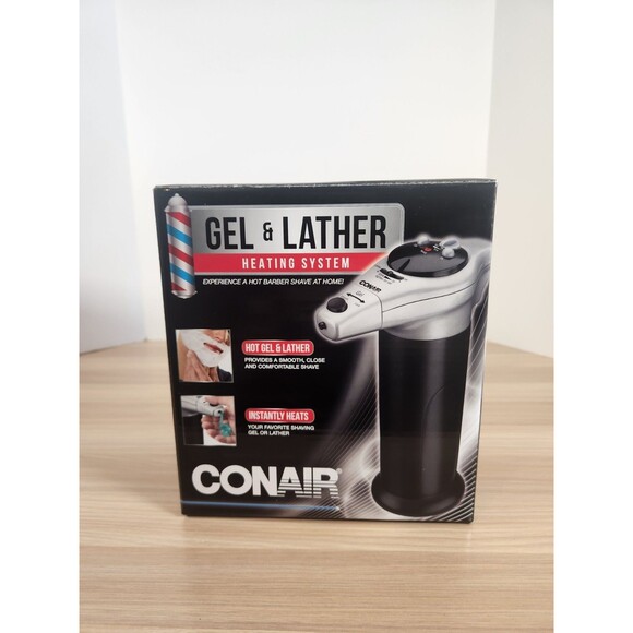 Conair GEL & LATHER Heating System Dispenser Shaving New Open Box Rare HTF